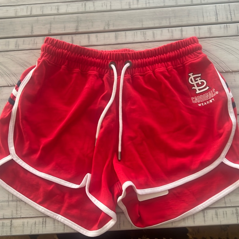 Wear by Erin Andrew’s, STL Cardinals shorts, size small. NWT
